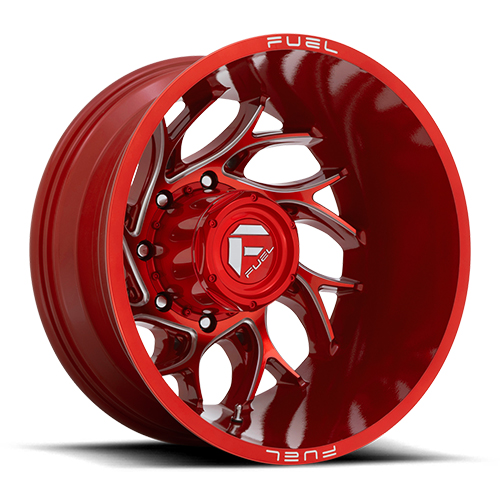 Fuel Offroad Runner D742 Candy Red W/ Milled Spokes - Part Number D74222829335 Fuel Offroad Runner D742 Candy Red W/ Milled Spokes Photo