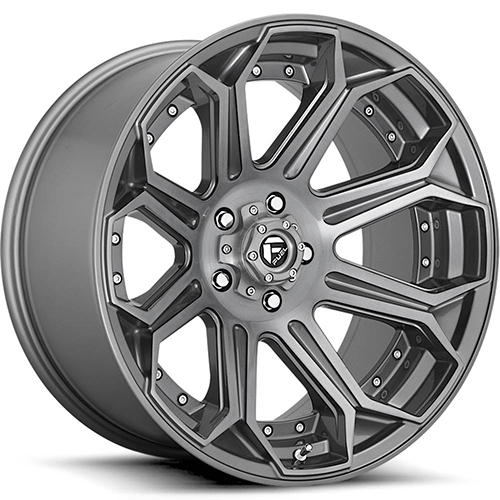 Fuel Offroad Siege D705 Brushed Gunmetal - Part Number D70526408445 Fuel Offroad Siege D705 Brushed Gunmetal Photo