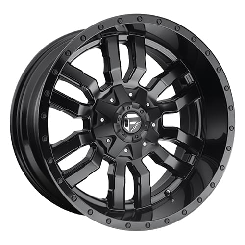Fuel Offroad Sledge D596 Matte Black W/ Gloss Black - Part Number D5961880D259 Fuel Offroad Sledge D596 Matte Black W/ Gloss Black Photo