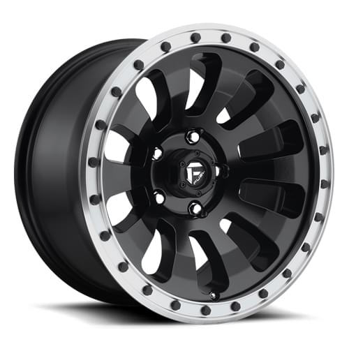 Fuel Offroad Tactic D629 Matte Black W/ Machined Lip - Part Number D62918908357 Fuel Offroad Tactic D629 Matte Black W/ Machined Lip Photo