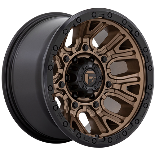 Fuel Offroad Traction D826 Matte Bronze W/ Black Ring - Part Number D82617907550 Fuel Offroad Traction D826 Matte Bronze W/ Black Ring Photo