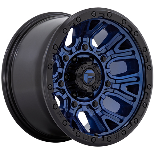Fuel Offroad Traction D827 Dark Blue W/ Black Ring - Part Number D82720907550 Fuel Offroad Traction D827 Dark Blue W/ Black Ring Photo