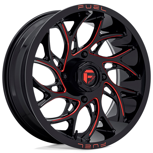 Fuel UTV D779 Runner UTV Gloss Black Milled Candy Red - Part Number D7792070A544 Fuel UTV D779 Runner UTV Gloss Black Milled Candy Red Photo