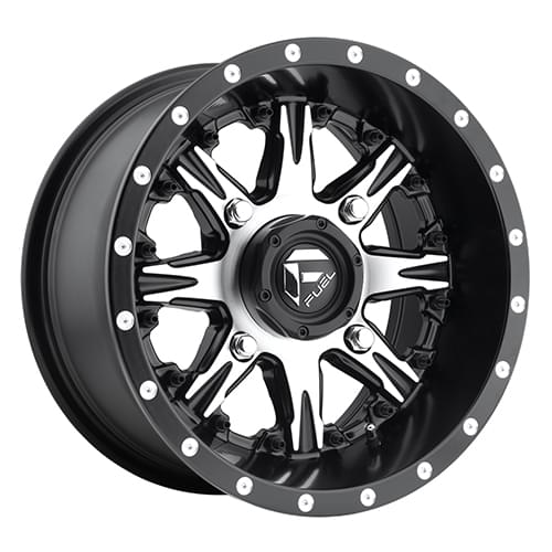 Fuel UTV Nutz D541 Satin Black W/ Machined Face - Part Number D5411470A544 Fuel UTV Nutz D541 Satin Black W/ Machined Face Photo