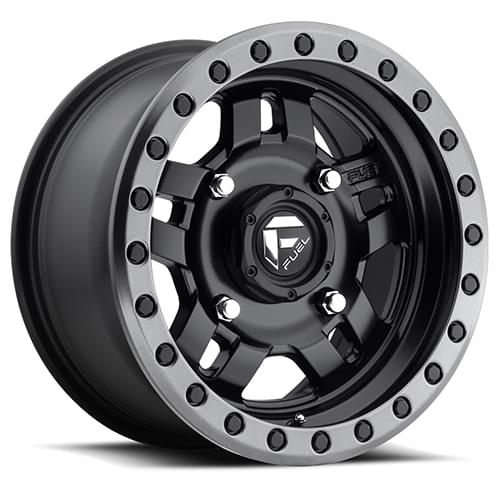 Fuel UTV Anza D557 Matte Black W/ Anthracite Ring - Part Number D5571570A554 Fuel UTV Anza D557 Matte Black W/ Anthracite Ring Photo