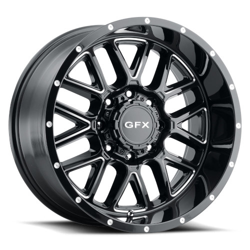 G-FX TM-5 Gloss Black Milled - Part Number TM5 785-6009-18 GBM (2) G-FX TM-5 Gloss Black Milled Photo