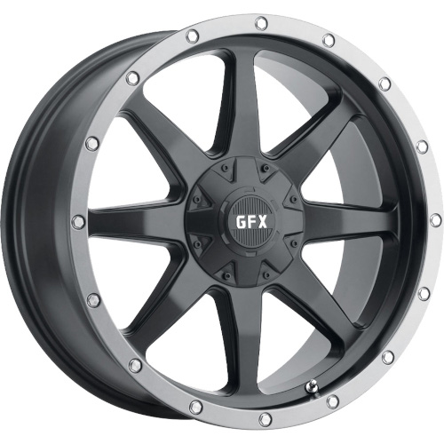 G-FX TR-14 Matte Black W/ Gray Ring - Part Number T14 785-6139-18 BG G-FX TR-14 Matte Black W/ Gray Ring Photo
