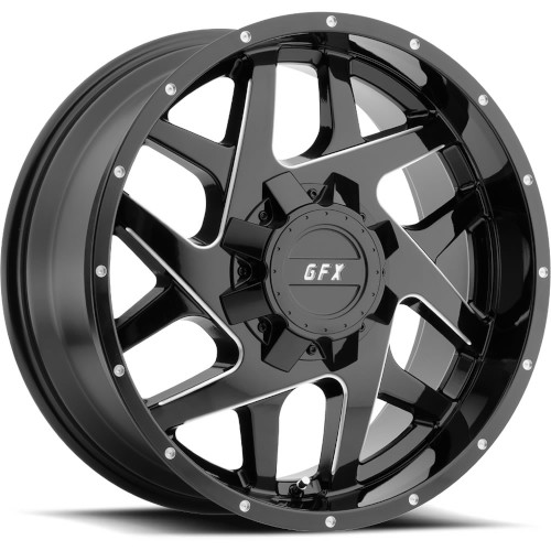 G-FX TR-Mesh2 Gloss Black Milled - Part Number TM2 890-6009-12 GBM G-FX TR-Mesh2 Gloss Black Milled Photo