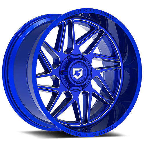 Gear Off Road 761BLM Gloss Blue W/ Milled Accents - Part Number 761BLM-2126844 Gear Off Road 761BLM Gloss Blue W/ Milled Accents Photo