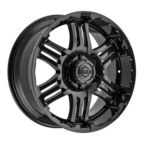 Gear Off Road Double Pump 713 Gloss Black - Part Number 713B-7908110 Gear Off Road Double Pump 713 Gloss Black Photo