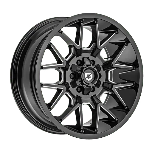 Gear Off Road Primacy 768 Gloss Black Milled - Part Number 768BM-2098718 Gear Off Road Primacy 768 Gloss Black Milled Photo
