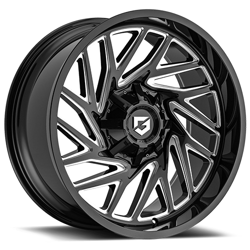 Gear Off Road Sequence 769 Black W/ Milled Accents - Part Number 769BM-2106819 Gear Off Road Sequence 769 Black W/ Milled Accents Photo