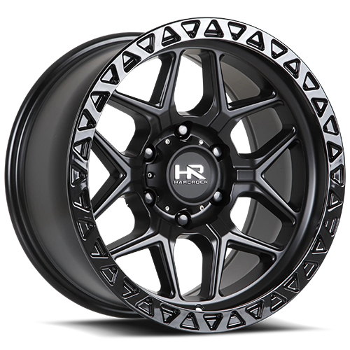 Hardrock H107 Matte Black W/ Black Beadlock - Part Number H107-179073112BB Hardrock H107 Matte Black W/ Black Beadlock Photo