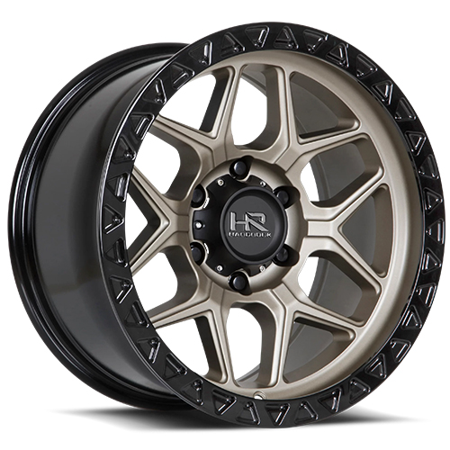 Hardrock H107 Matte Bronze W/ Black Beadlock - Part Number H107-201036119BR Hardrock H107 Matte Bronze W/ Black Beadlock Photo