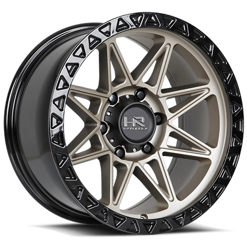 Hardrock H109 Matte Bronze W/ Black Beadlock - Part Number H109-179073112BR Hardrock H109 Matte Bronze W/ Black Beadlock Photo