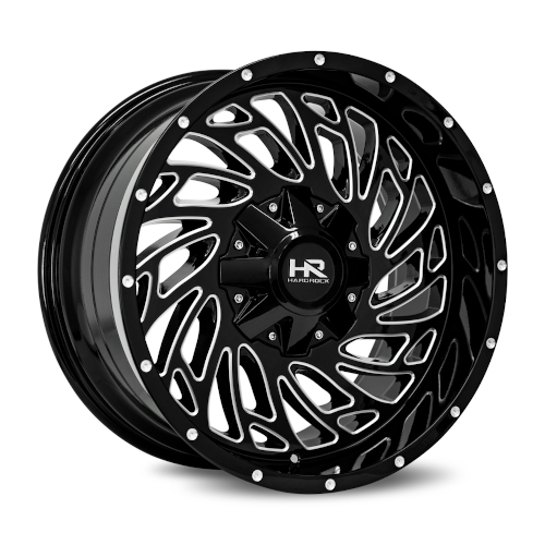 Hardrock H710 Gloss Black Milled - Part Number H710-201081119GBM Hardrock H710 Gloss Black Milled Photo