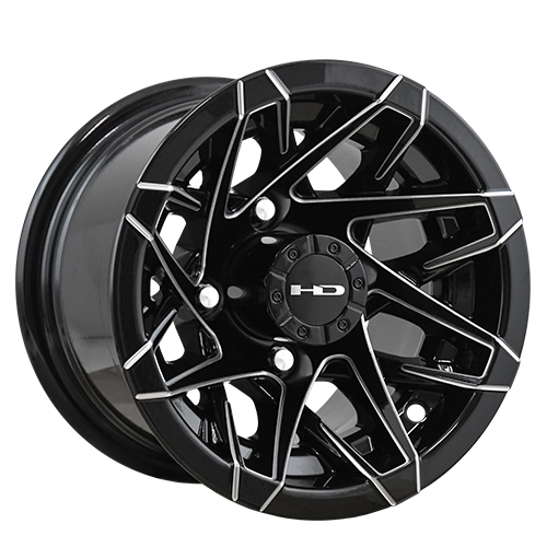 HD Golf Canyon Black W/ Milled Edge - Part Number CY127042-14GB-M HD Golf Canyon Black W/ Milled Edge Photo