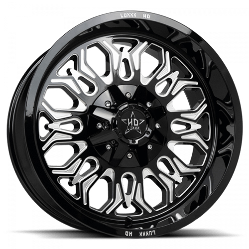 Luxxx HD Offroad LHD-31 Gloss Black Milled - Part Number LHD3120105127139.7-18D-A1 Luxxx HD Offroad LHD-31 Gloss Black Milled Photo