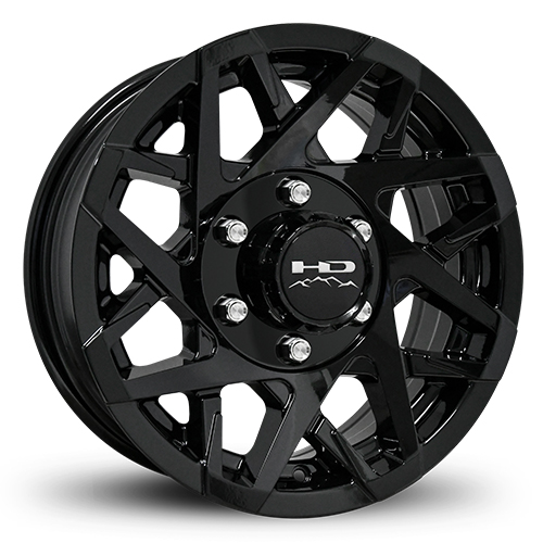 HD Trailer Wheels Canyon Gloss Black - Part Number CY1560830AGB HD Trailer Wheels Canyon Gloss Black Photo