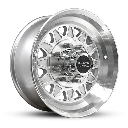 HD Trailer Wheels HDT Cast Trailer Gloss Silver With Machined Face - Part Number HD1560830SM HD Trailer Wheels HDT Cast Trailer Gloss Silver With Machined Face Photo