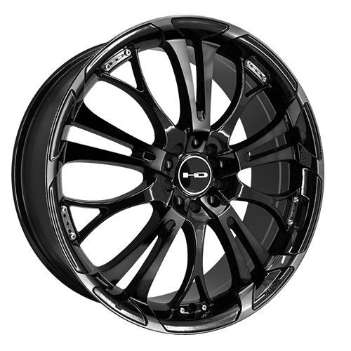 HD Wheels Spinout Gloss Black - Part Number SO17703740AGB HD Wheels Spinout Gloss Black Photo