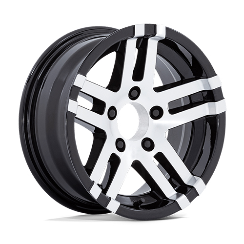 Helo Big Dog HE821 Gloss Black Machined - Part Number HE182156060506N Helo Big Dog HE821 Gloss Black Machined Photo
