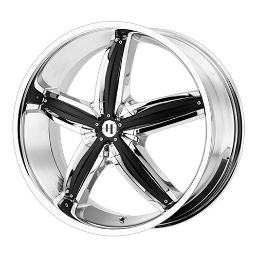 Helo HE844 Chrome W/ Gloss Black Accents - Part Number HE84428001238 Helo HE844 Chrome W/ Gloss Black Accents Photo