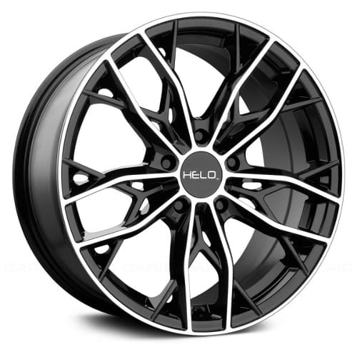 Helo HE907 Gloss Black Machined - Part Number HE90788012540 Helo HE907 Gloss Black Machined Photo