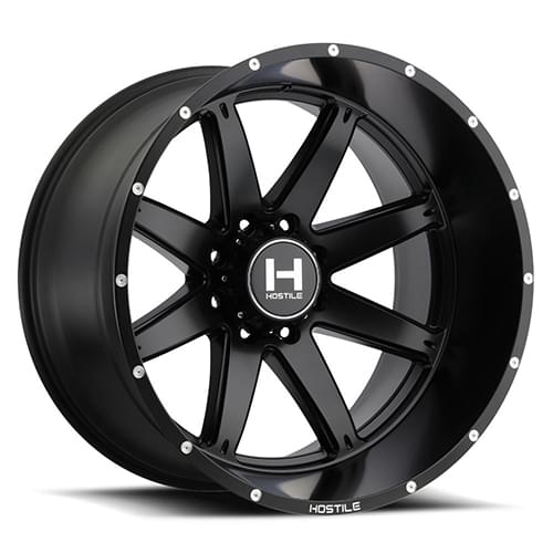 Hostile Alpha H109 6 Lug Asphalt - Part Number H109-2010655047BB Hostile Alpha H109 6 Lug Asphalt Photo