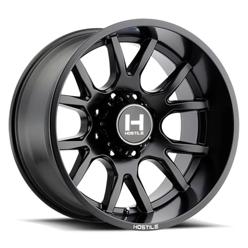 Hostile Rage H113 8 Lug Asphalt - Part Number H113-2210817045BB Hostile Rage H113 8 Lug Asphalt Photo