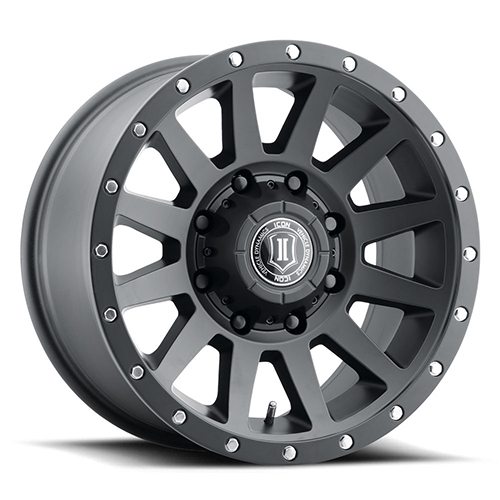 Icon Alloys Compression HD Satin Black - Part Number 2018908055SB Icon Alloys Compression HD Satin Black Photo