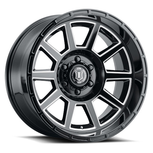 Icon Alloys Recoil Gloss Black Milled - Part Number 6220106345GBMW Icon Alloys Recoil Gloss Black Milled Photo