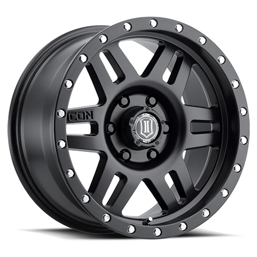 Icon Alloys Six Speed Satin Black - Part Number 1417857345SB Icon Alloys Six Speed Satin Black Photo