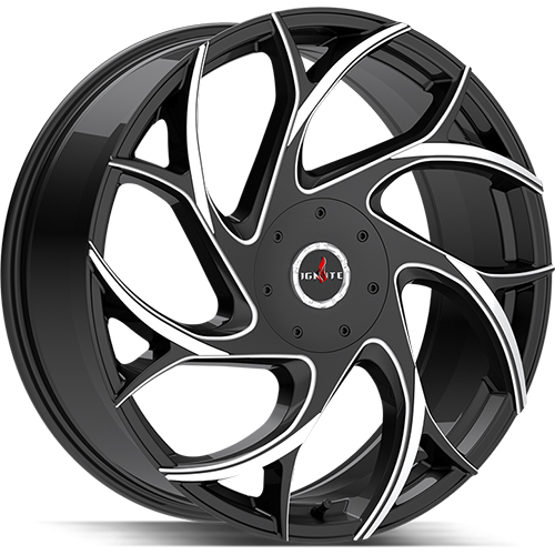 Ignite Inferno G02 Gloss Black W/ Milled Accents - Part Number G0208550135GBMLT Ignite Inferno G02 Gloss Black W/ Milled Accents Photo