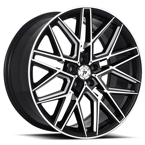 Impact 602 Gloss Black W/ Machined Face - Part Number 602BMFM-18812+40 Impact 602 Gloss Black W/ Machined Face Photo