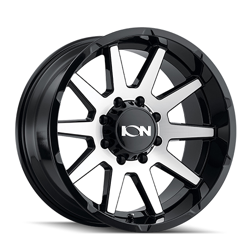 Ion Alloy 143 Gloss Black W/ Machined Face - Part Number 143-2985BM18 Ion Alloy 143 Gloss Black W/ Machined Face Photo