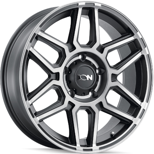 Ion Alloy 146 Matte Black W/ Machined Dark Tint - Part Number 146-2136TM19 Ion Alloy 146 Matte Black W/ Machined Dark Tint Photo
