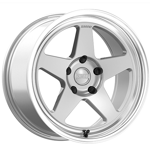 Kansei KNP Hyper Silver W/ Bright Machined Lip - Part Number K12H-181512+12 Kansei KNP Hyper Silver W/ Bright Machined Lip Photo