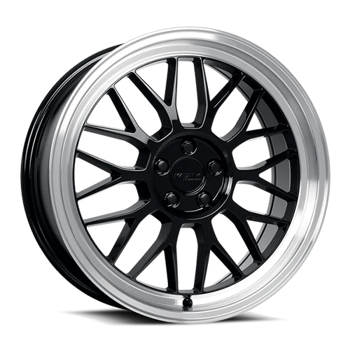 Katana KR06 Gloss Black W/ Machined Lip - Part Number KR06-188054GBL Katana KR06 Gloss Black W/ Machined Lip Photo