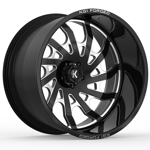 KG1 Forged Bounty KF006 Gloss Black Machined - Part Number KF006221269GM KG1 Forged Bounty KF006 Gloss Black Machined Photo