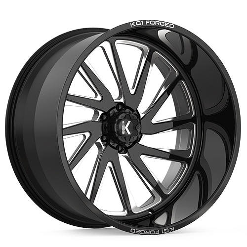KG1 Forged Vile KF004 Gloss Black Premium Milled - Part Number KF004261688GPM-R KG1 Forged Vile KF004 Gloss Black Premium Milled Photo