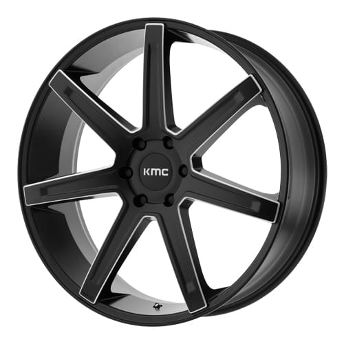 KMC KM700 Revert Satin Black W/ Milled Spokes - Part Number KM70029085915 KMC KM700 Revert Satin Black W/ Milled Spokes Photo