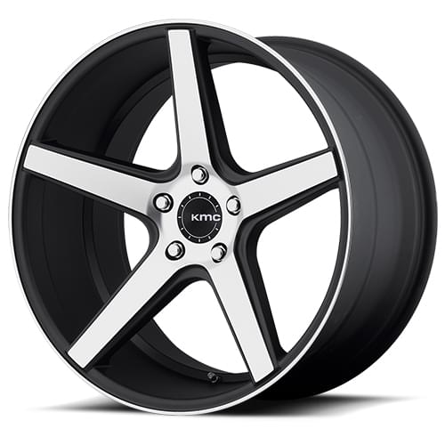 KMC KM685 Satin Black W/ Machined Face - Part Number KM68520512535 KMC KM685 Satin Black W/ Machined Face Photo