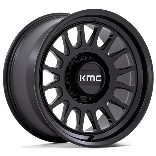 KMC KM447 Impact Forged Satin Black - Part Number KM447MX17855810N KMC KM447 Impact Forged Satin Black Photo