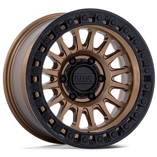 KMC KM552 IMS Matte Bronze W/ Gloss Black Lip - Part Number KM552ZB18906300 KMC KM552 IMS Matte Bronze W/ Gloss Black Lip Photo