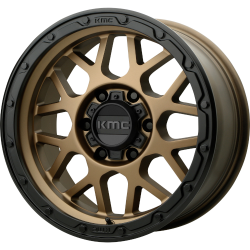 KMC KM535 Grenade Off-Road Matte Bronze Black Lip - Part Number KM53568068606N KMC KM535 Grenade Off-Road Matte Bronze Black Lip Photo