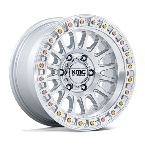 KMC KM552 IMS Gloss Silver With Machined Face - Part Number KM552SD18906830 KMC KM552 IMS Gloss Silver With Machined Face Photo