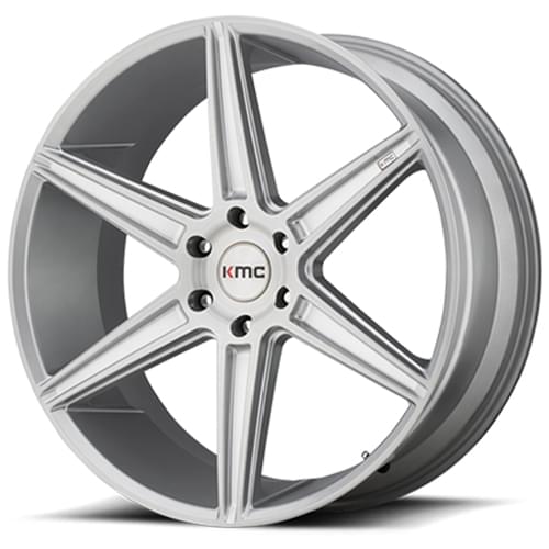 KMC KM712 Prism Brushed Silver - Part Number KM71222952430 KMC KM712 Prism Brushed Silver Photo
