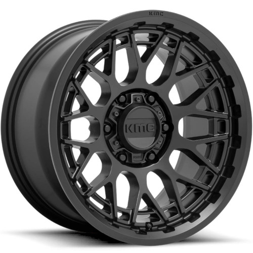 KMC KM722 Technic Satin Black - Part Number KM72229077718 KMC KM722 Technic Satin Black Photo