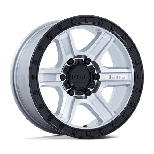 KMC KM551 Outrun Machined W/ Gloss Black Lip - Part Number KM551DB17855010N KMC KM551 Outrun Machined W/ Gloss Black Lip Photo